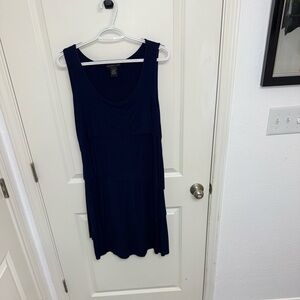 DesignHistory Layered look Navy Dress